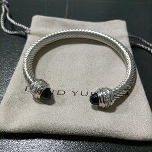 💖David Yurman💖 Cable Classics Color Bracelet with Black Onyx and Pavé Diamonds
